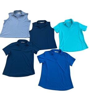 Lady Hagen Women's Tops in Blue and Aqua